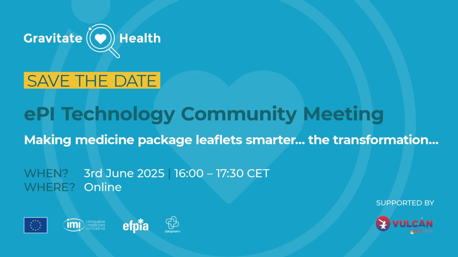 Gravitate Health – ePITechnology Community Meeting